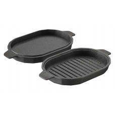 Жаровня гриль чугунная Skeppshult 9519 с крышкой сковородой, 12x19 см Жаровня гриль чугунная Skeppshult 9519 с крышкой сковородой, 12x19 см